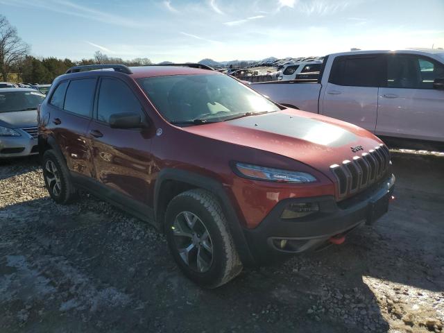 1C4PJMBS3FW527120 - 2015 JEEP CHEROKEE TRAILHAWK RED photo 4