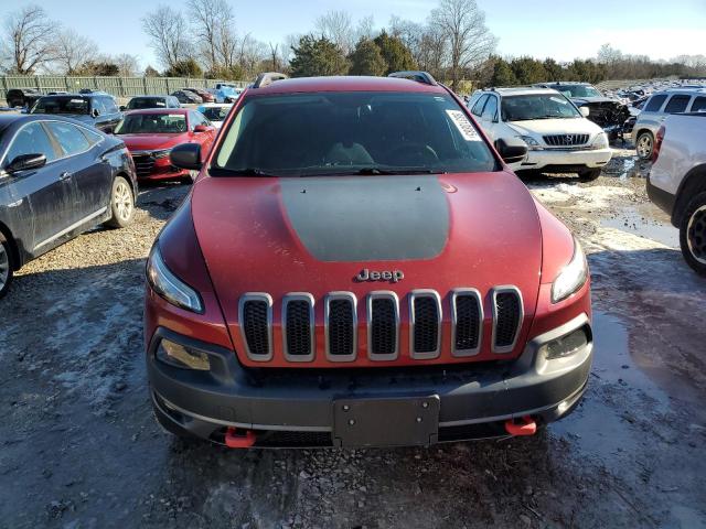 1C4PJMBS3FW527120 - 2015 JEEP CHEROKEE TRAILHAWK RED photo 5