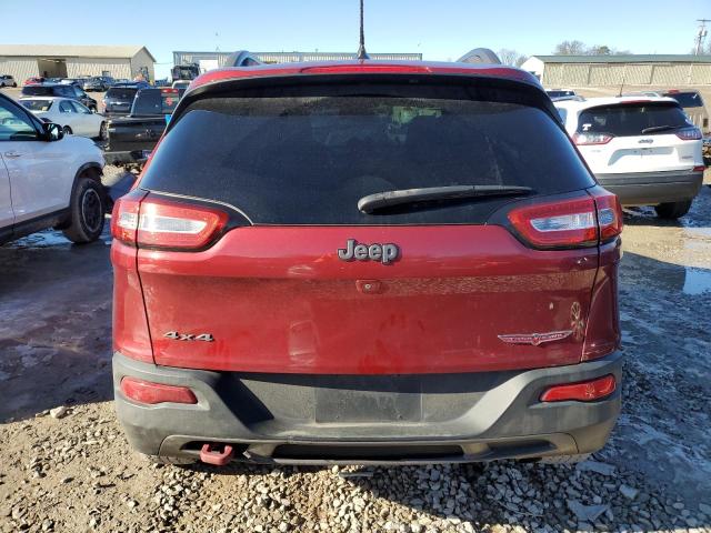 1C4PJMBS3FW527120 - 2015 JEEP CHEROKEE TRAILHAWK RED photo 6