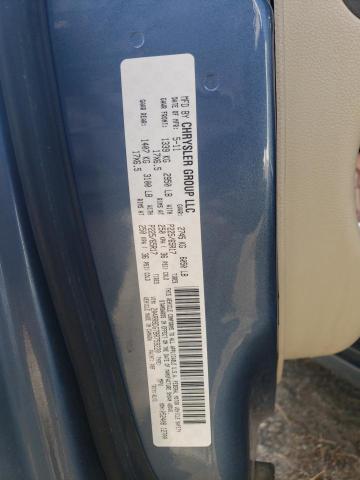 2A4RR8DG7BR759220 - 2011 CHRYSLER TOWN & COU TOURING L BLUE photo 13