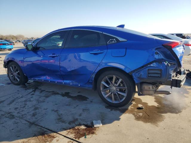 19XFC1F34ME008771 - 2021 HONDA CIVIC EX BLUE photo 2
