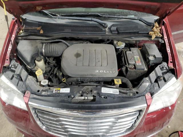 2C4RC1CG6ER197928 - 2014 CHRYSLER TOWN & COU TOURING L RED photo 12