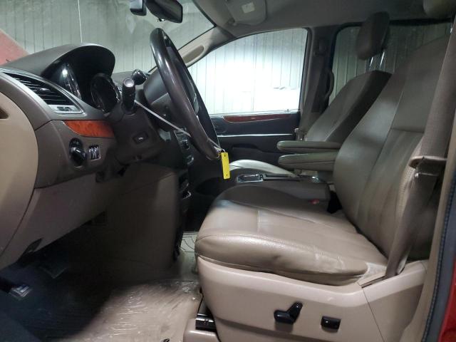 2C4RC1CG6ER197928 - 2014 CHRYSLER TOWN & COU TOURING L RED photo 7