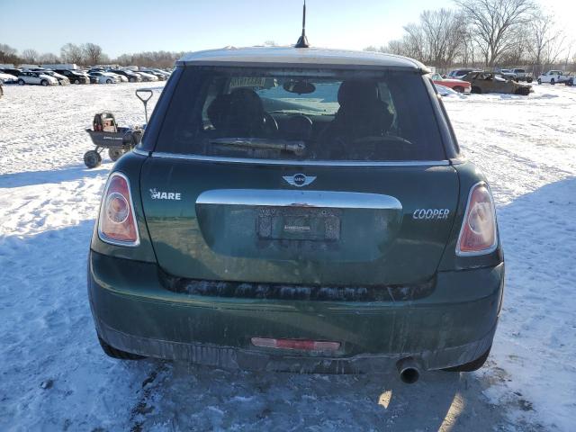 WMWSU3C52DT548198 - 2013 MINI COOPER GREEN photo 6