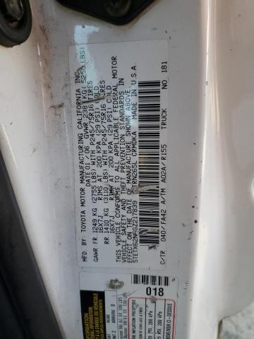5TETX62N66Z217839 - 2006 TOYOTA TACOMA PRERUNNER ACCESS CAB WHITE photo 13