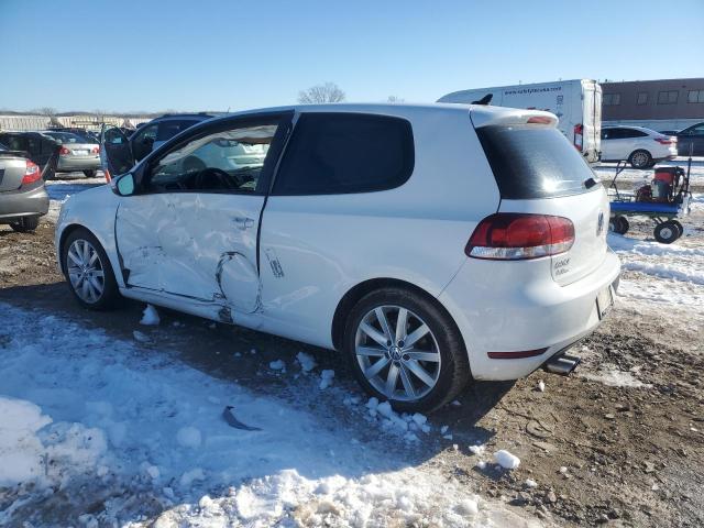 WVWMM7AJ1BW339131 - 2011 VOLKSWAGEN GOLF WHITE photo 2