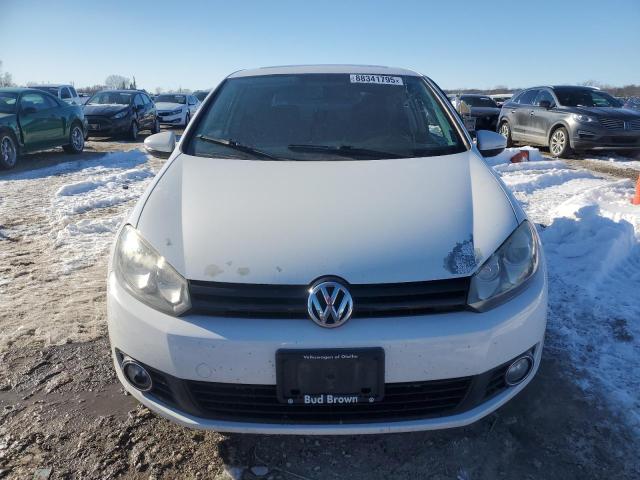 WVWMM7AJ1BW339131 - 2011 VOLKSWAGEN GOLF WHITE photo 5