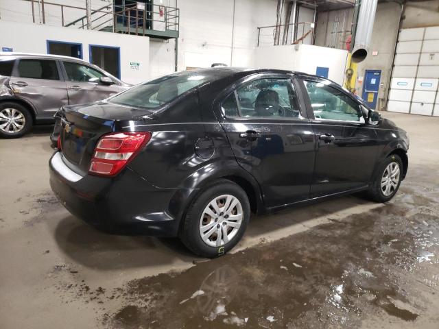 1G1JB5SH0H4153392 - 2017 CHEVROLET SONIC LS 黑色 照片 3