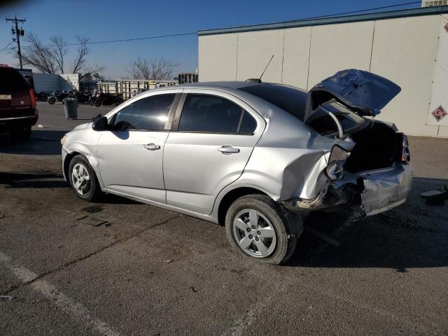 1G1JA5SH7F4117943 - 2015 CHEVROLET SONIC LS SILVER photo 2