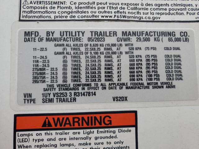 1UYVS2533R3147814 - 2024 UTILITY TRAILER GRAY photo 10