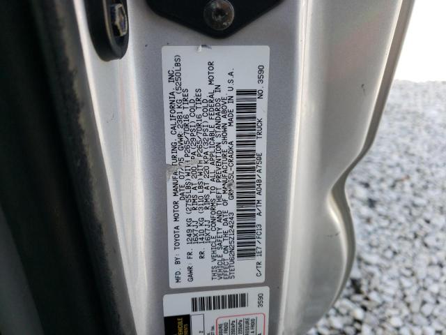 5TETU62N25Z124243 - 2005 TOYOTA TACOMA PRERUNNER ACCESS CAB SILVER photo 13