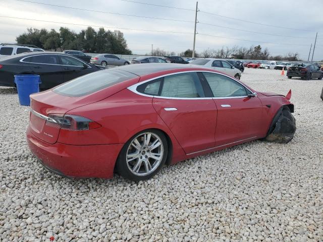 5YJSA1E28LF414042 - 2020 TESLA MODEL S RED photo 3