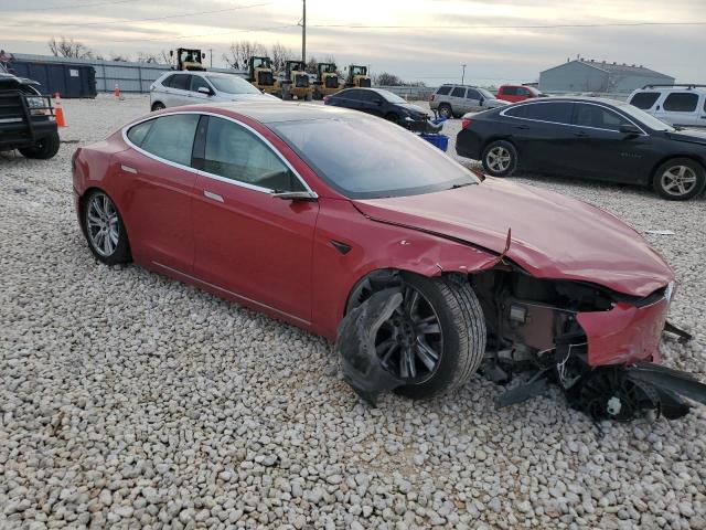5YJSA1E28LF414042 - 2020 TESLA MODEL S RED photo 4