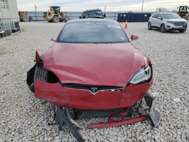 5YJSA1E28LF414042 - 2020 TESLA MODEL S RED photo 5