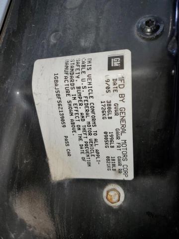 1G8AJ58F56Z139059 - 2006 SATURN ION LEVEL 2 SILVER photo 12