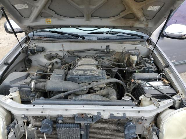 5TBRT34161S185472 - 2001 TOYOTA TUNDRA ACCESS CAB ვერცხლისფერი ფოტო 11