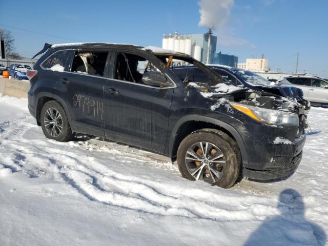 5TDJKRFH0GS262995 - 2016 TOYOTA HIGHLANDER XLE 黑色 照片 4