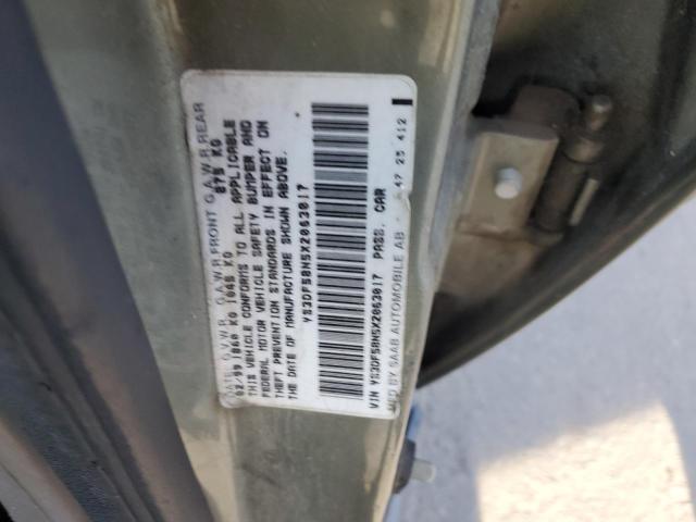 YS3DF58N5X2063017 - 1999 SAAB 9-3 SE GREEN photo 12