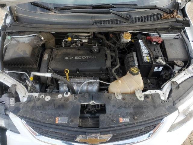 1G1JB5SHXH4165677 - 2017 CHEVROLET SONIC LS WHITE photo 11