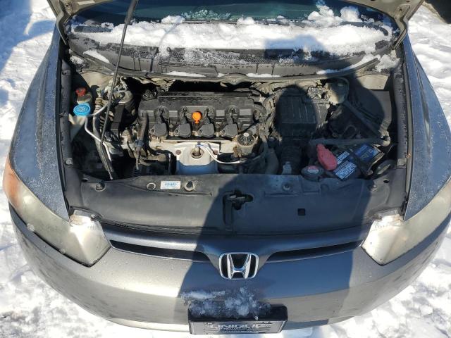 2HGFG126X8H560128 - 2008 HONDA CIVIC LX GRAY photo 11