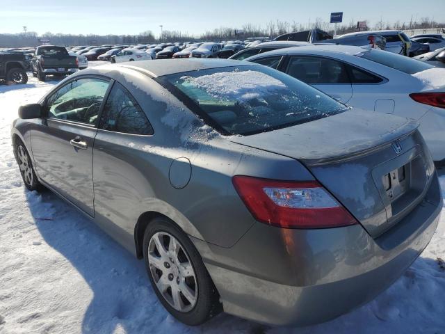 2HGFG126X8H560128 - 2008 HONDA CIVIC LX GRAY photo 2
