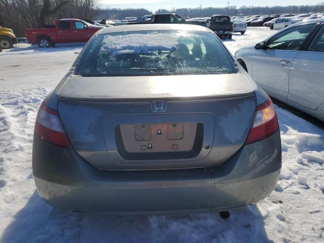 2HGFG126X8H560128 - 2008 HONDA CIVIC LX GRAY photo 6