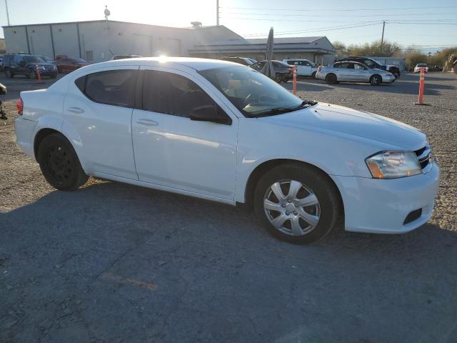 1B3BD4FB4BN578574 - 2011 DODGE AVENGER EXPRESS WHITE photo 4