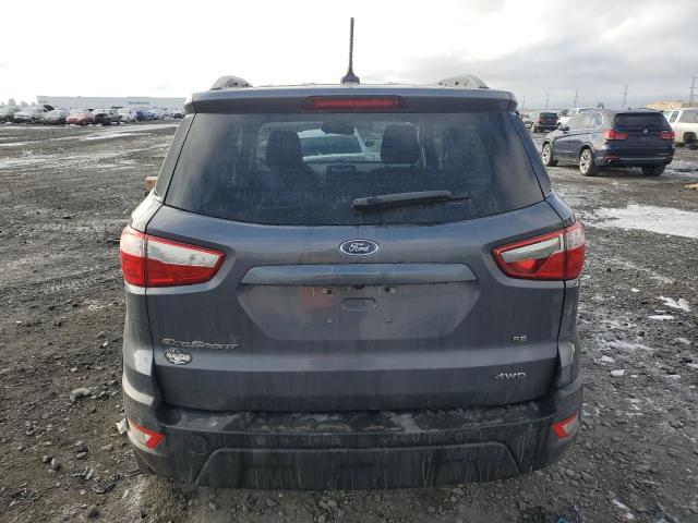 MAJ6S3GL0KC308105 - 2019 FORD ECOSPORT SE ნაცრისფერი ფოტო 6