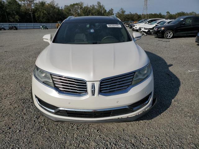 2LMTJ6LR8GBL47477 - 2016 LINCOLN MKX RESERVE WHITE photo 5