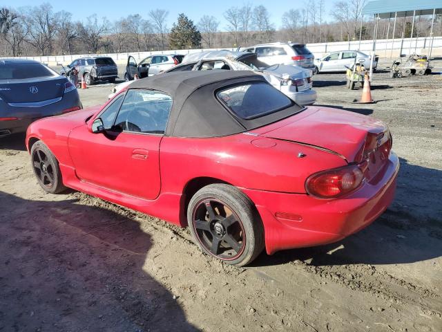 JM1NB353250411315 - 2005 MAZDA MX-5 MIATA BASE RED photo 2