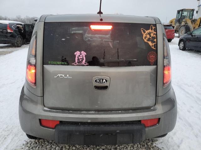KNDJT2A20B7254972 - 2011 KIA SOUL + GRAY photo 6