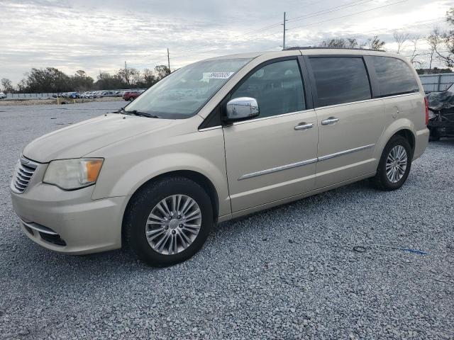 2C4RC1CG3DR645850 - 2013 CHRYSLER TOWN & COU TOURING L BEIGE photo 1