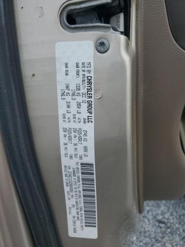 2C4RC1CG3DR645850 - 2013 CHRYSLER TOWN & COU TOURING L BEIGE photo 13