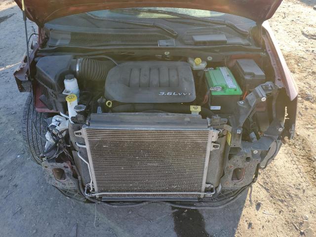 2C4RC1CG2DR755322 - 2013 CHRYSLER TOWN & COU TOURING L BURGUNDY photo 12