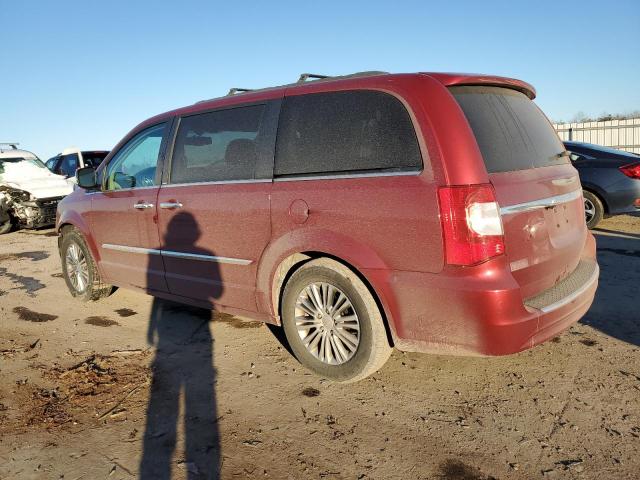 2C4RC1CG2DR755322 - 2013 CHRYSLER TOWN & COU TOURING L BURGUNDY photo 2