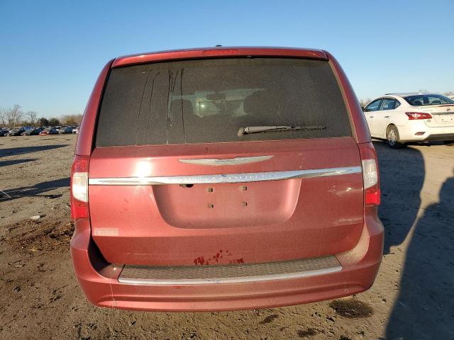 2C4RC1CG2DR755322 - 2013 CHRYSLER TOWN & COU TOURING L BURGUNDY photo 6