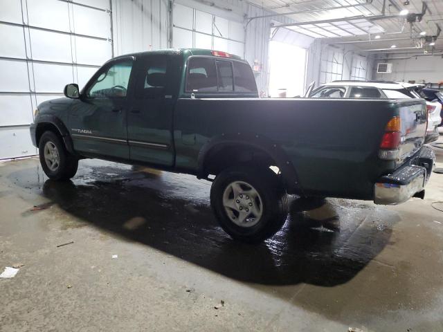 5TBBT44104S450656 - 2004 TOYOTA TUNDRA ACCESS CAB SR5 GREEN photo 2