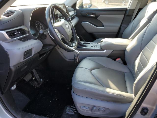5TDHZRBH7LS509410 - 2020 TOYOTA HIGHLANDER XLE SILVER photo 7