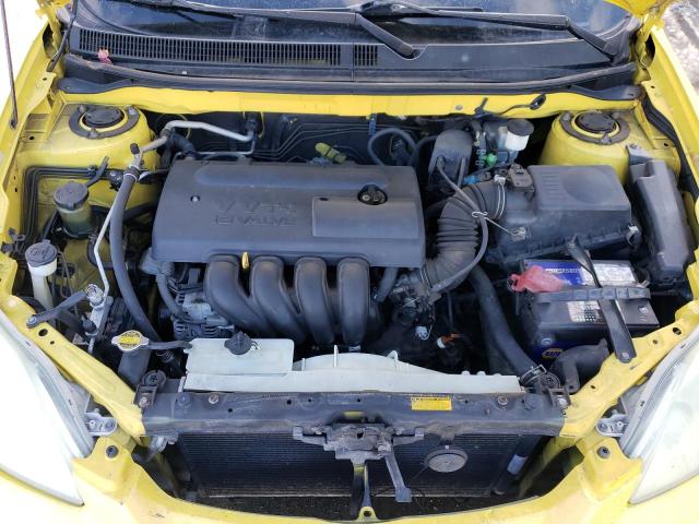 2T1KR38E94C245519 - 2004 TOYOTA COROLLA MA XR YELLOW photo 11