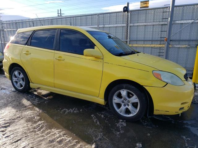 2T1KR38E94C245519 - 2004 TOYOTA COROLLA MA XR YELLOW photo 4