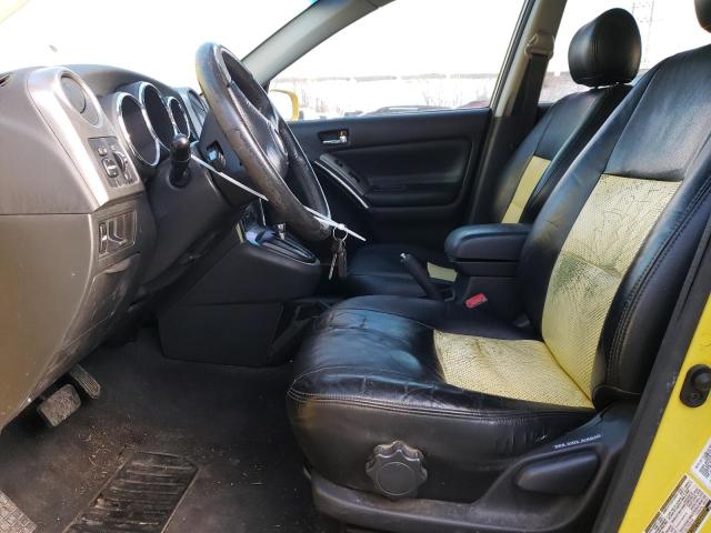 2T1KR38E94C245519 - 2004 TOYOTA COROLLA MA XR YELLOW photo 7