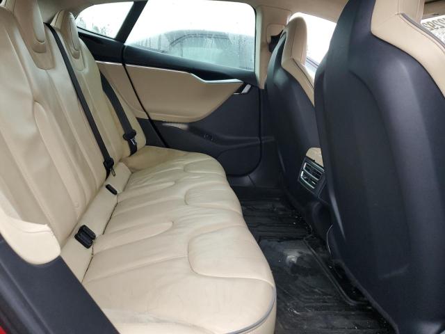 5YJSA1H14EFP35355 - 2014 TESLA MODEL S RED photo 10