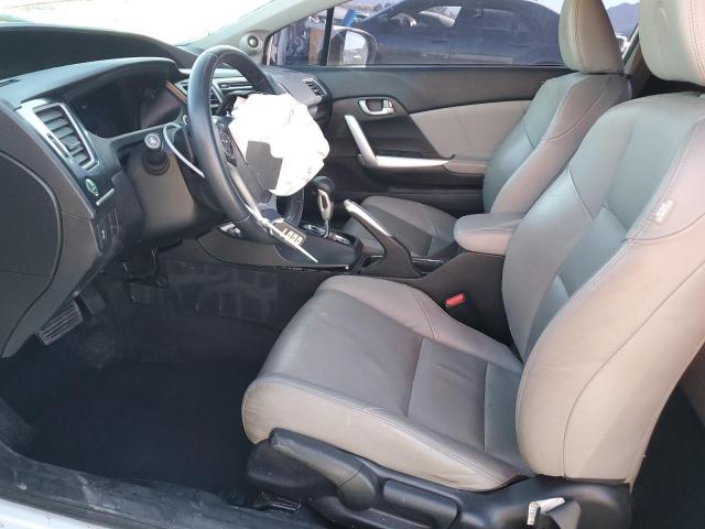 2HGFG3B07FH522148 - 2015 HONDA CIVIC EXL თეთრი ფოტო 7