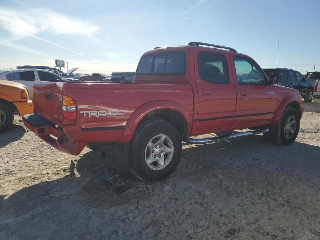 5TEGN92N22Z137912 - 2002 TOYOTA TACOMA DOUBLE CAB PRERUNNER RED photo 3