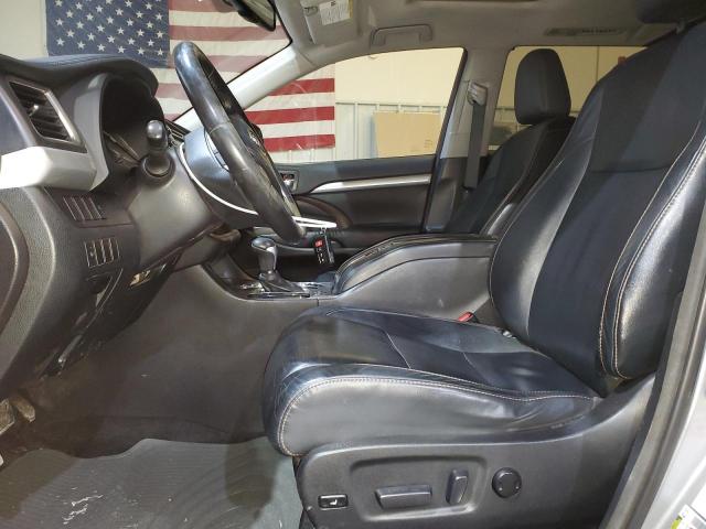 5TDJKRFH7ES043965 - 2014 TOYOTA HIGHLANDER XLE SILVER photo 7