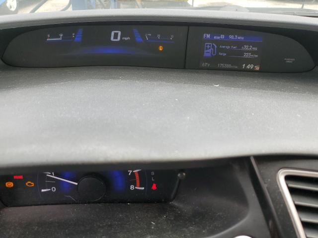 19XFB2F94FE002906 - 2015 HONDA CIVIC EXL ლურჯი ფოტო 9