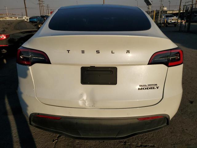 5YJYGDEE5MF072572 - 2021 TESLA MODEL Y أبيض صورة 6