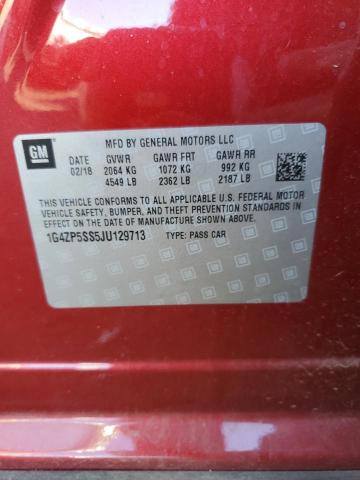 1G4ZP5SS5JU129713 - 2018 BUICK LACROSSE ESSENCE RED photo 12