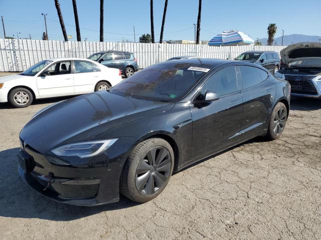 5YJSA1E50NF470067 - 2022 TESLA MODEL S BLACK photo 1