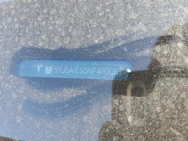 5YJSA1E50NF470067 - 2022 TESLA MODEL S BLACK photo 12